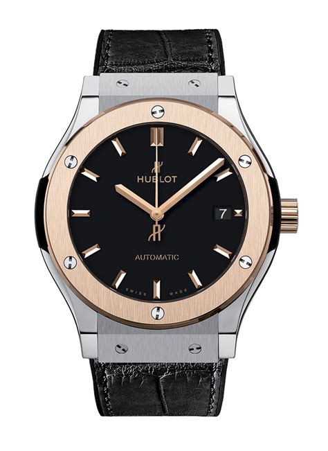 hublot classic fusion 45mm titanium black dial|Hublot classic fusion titanium 45mm.